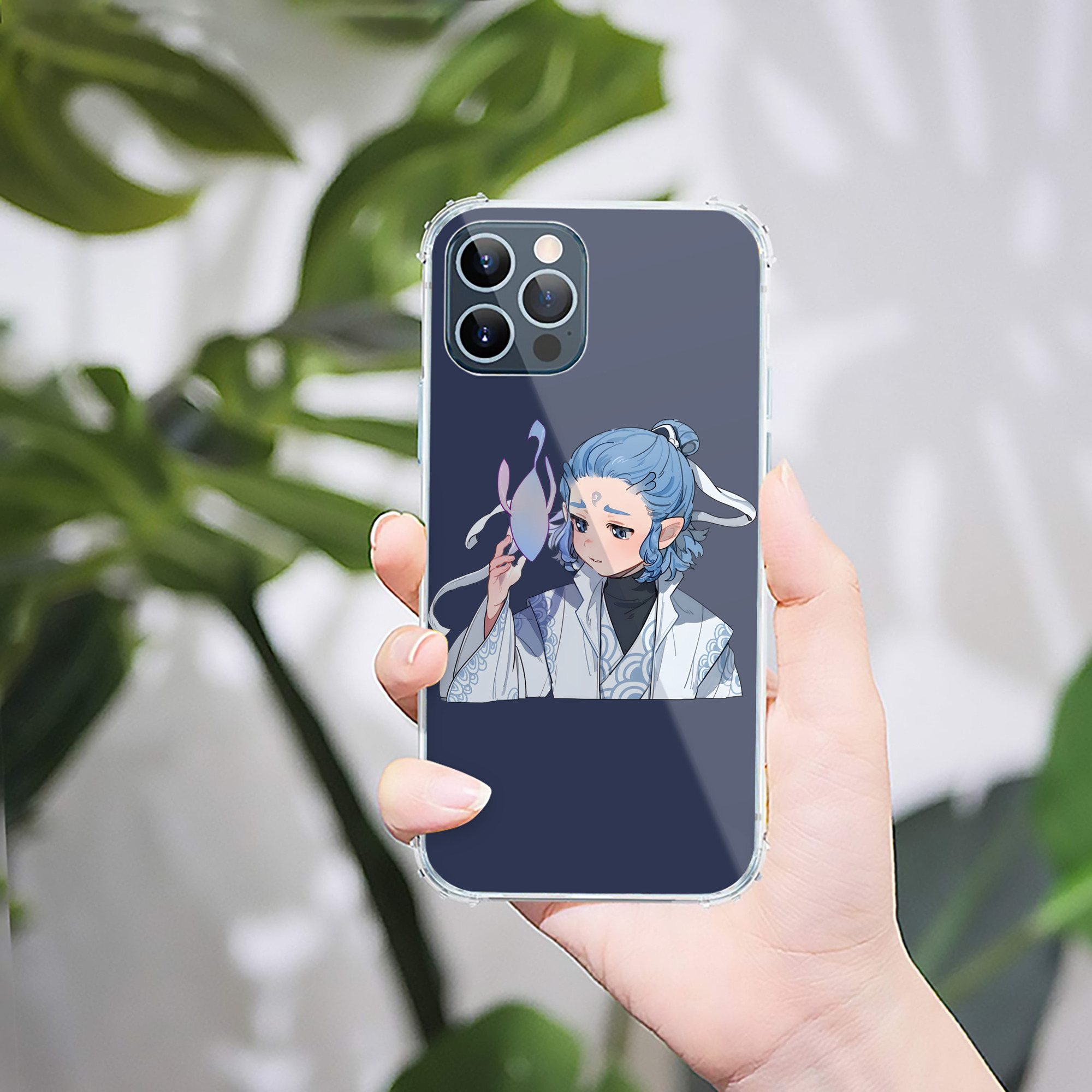 （画像用） Ne Zha 2 ナタ 魔童の大暴れ 【iPhone 12シリーズ対応】透明スマホケース（クリアソフトケース）